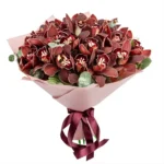 Букет из орхидей «Завив мечты»